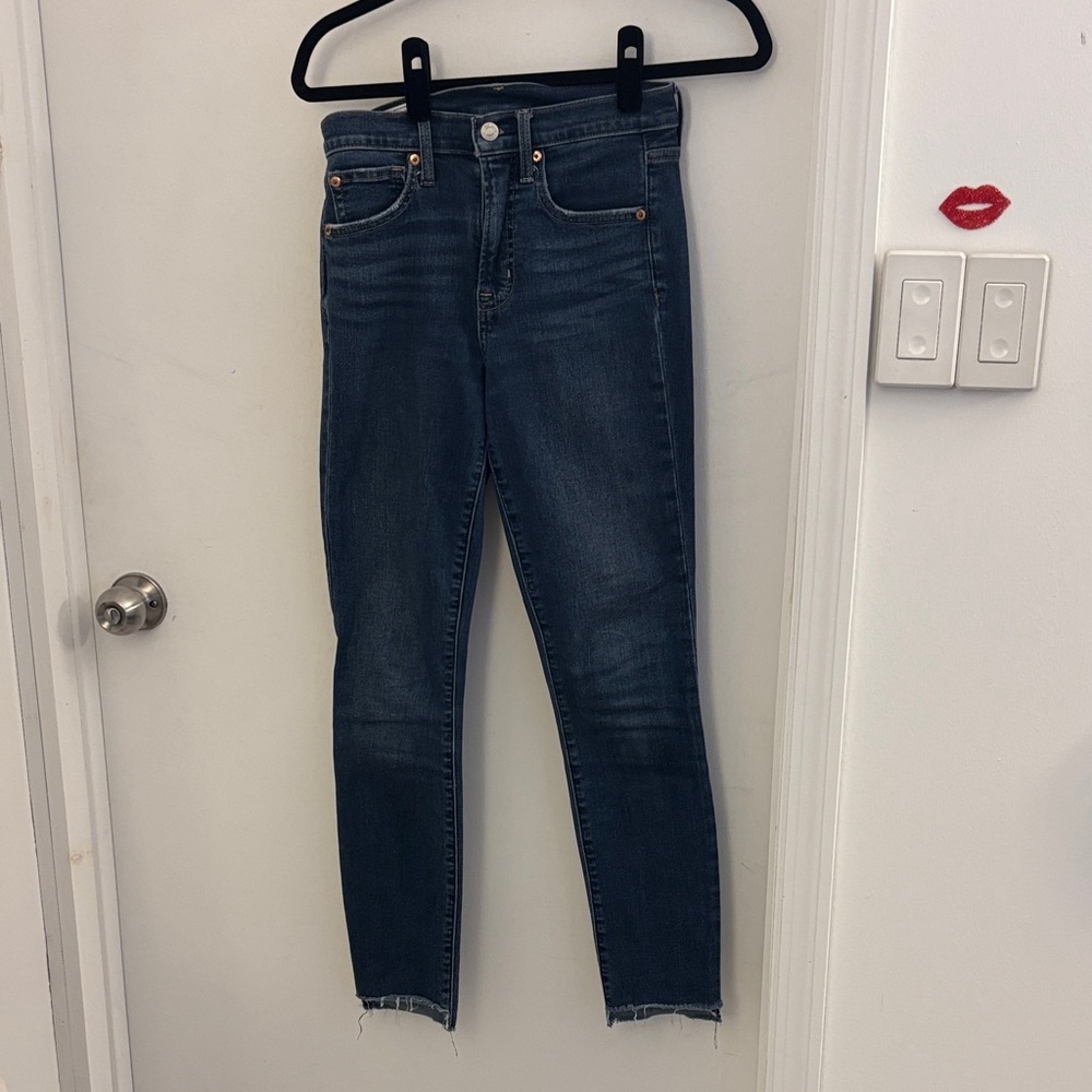 GAP Dark Indigo High-Rise Skinny Jeans